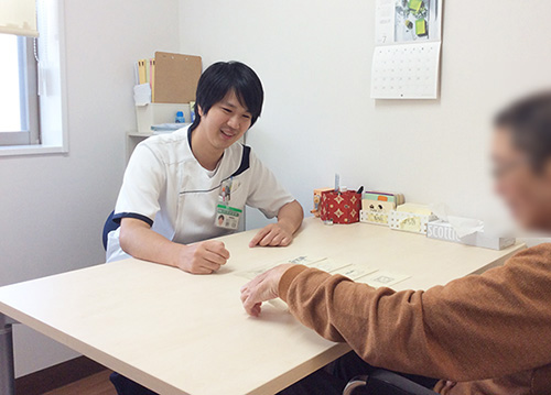 歩行訓練の様子